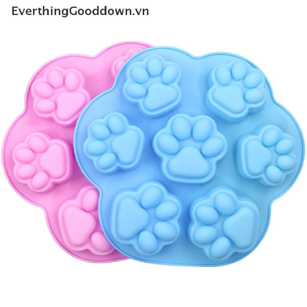 Khuôn Silicone Làm Đá / Xà Phòng Hình Bàn Chân Đáng Yêu