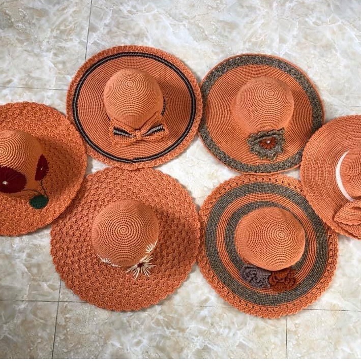 ⚡GIÁ SỐC⚡ NÓN HANDMADE RỘNG VÀNH MŨI SÒ SIÊU ĐẸP-AVS