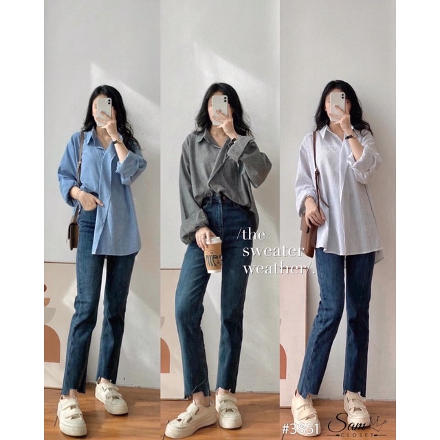 Quần jean cắt gấu 3851