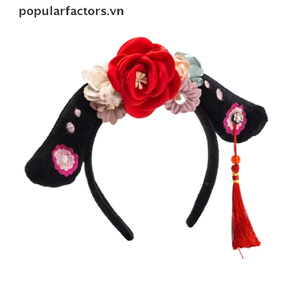 Cài tóc vải thời trang Trung Hoa cổ điển