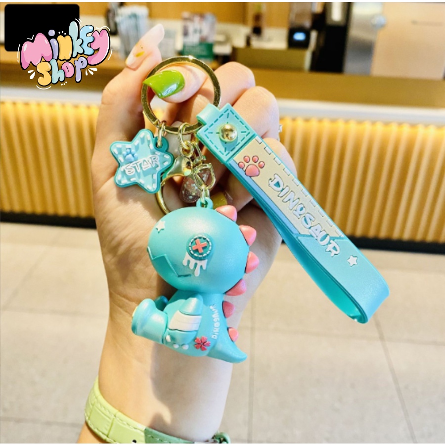 Móc Khóa Đẹp Hình Khủng Long Dễ Thương phụ kiện Túi Xách -Minkey