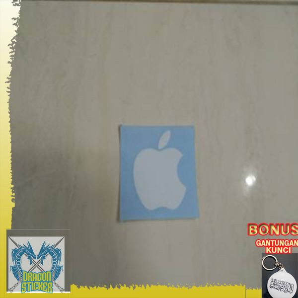 Miếng Dán Trang Trí Tường / Laptop Hình Logo Apple Unit 6cm