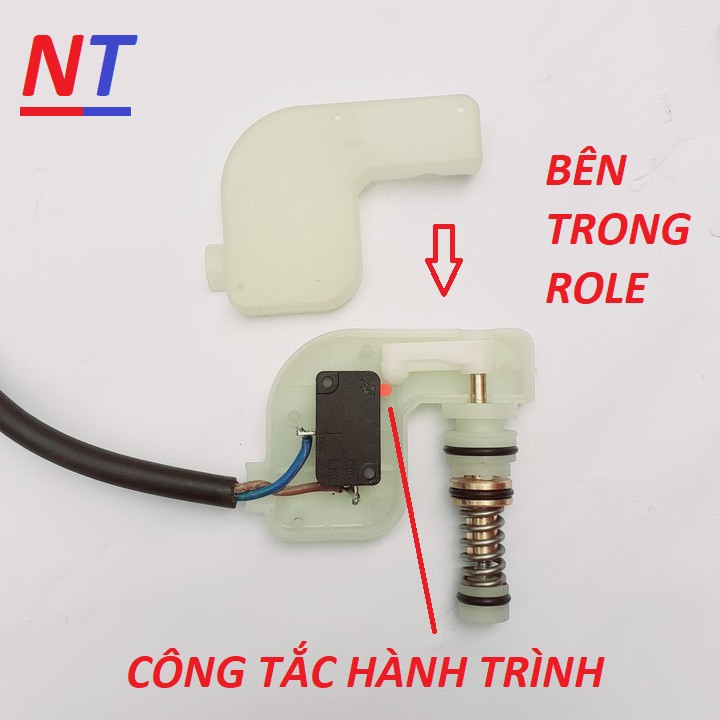 Rơ le tự ngắt máy rửa xe ô tô xe máy mini -LOẠI CONG