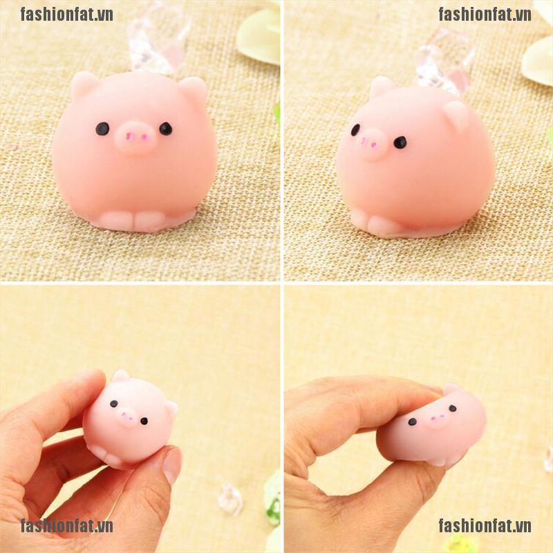 [Iron] Mochi Cute Pig Ball Squishy Squeeze Healing Fun Toy Gift Relieve Anxiety Decor [VN]