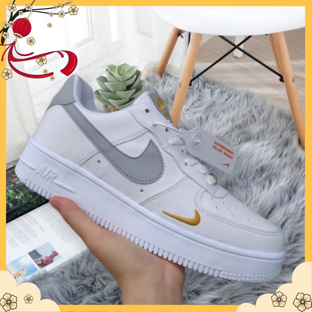 Giày Nike_AF1 Nam Nữ, Giày Nike_Trắng Air force 1 all white full box bill