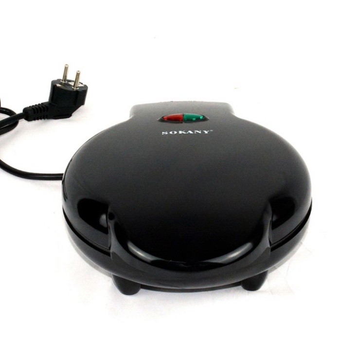 Máy làm bánh quế, máy làm vỏ kem ốc quế SOKANY 1200W