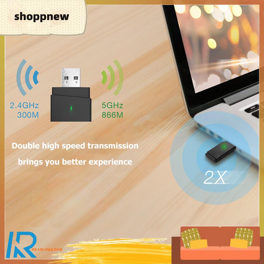 Usb Wifi Không Dây 2.4ghz / 5.8ghz 1300mbps | BigBuy360 - bigbuy360.vn