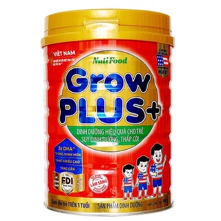 Sữa bột growplus đỏ dành cho bé suy dinh dưỡng lon 900g