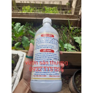Emic Men Vi sinh Dạng Chai 1lít, Dùng Ủ Phân Cá, Đậu Tương, Phân Chuồng, Ủ Rác