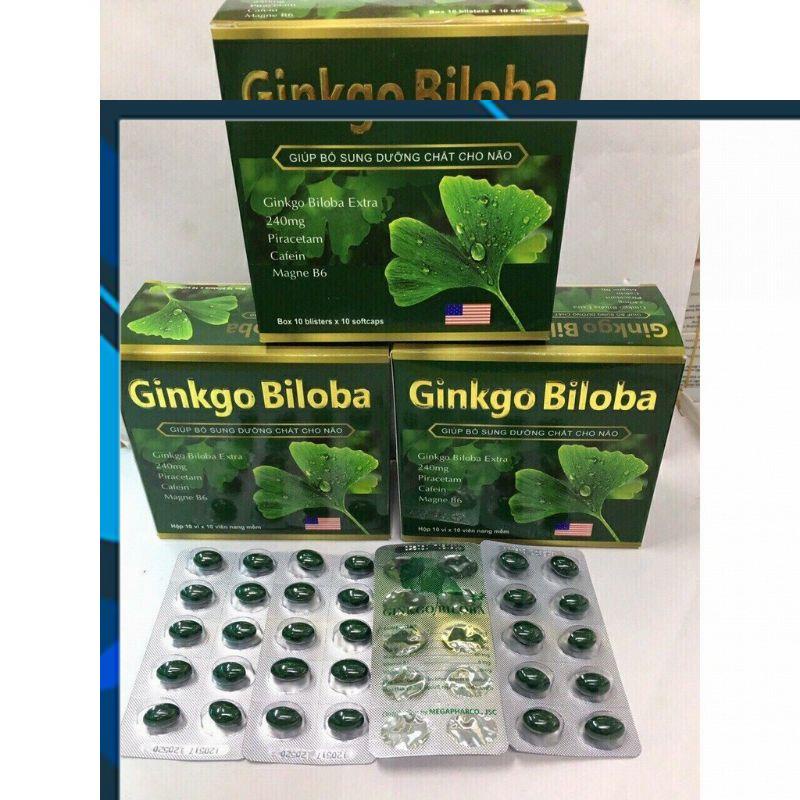HOẠT HUYẾT DƯỠNG NÃO GINKGO BILOBA 240mg - Giúp bổ sung dưỡng chất cho não NHÀ THUỐC SÀI GÒN