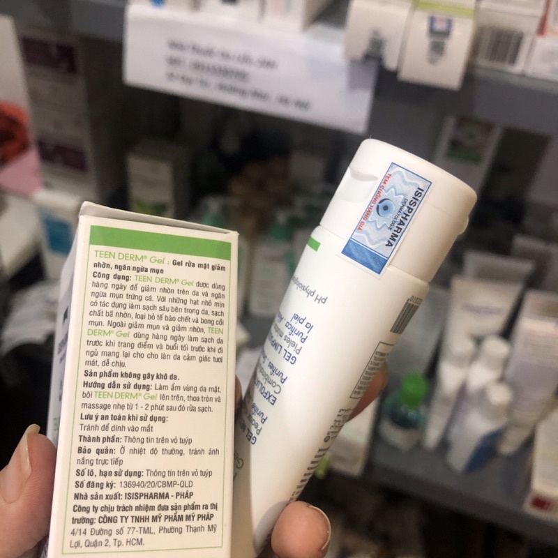 Sữa rửa mặt Isis Pharma Teen Derm Gel 40ml