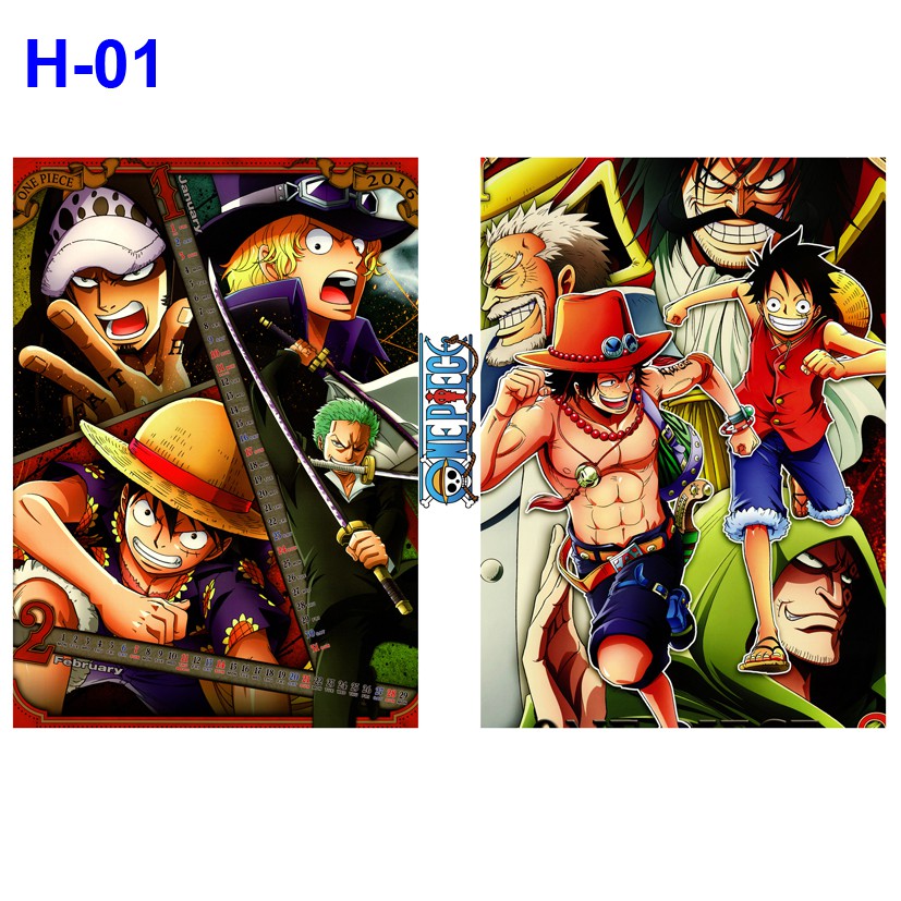 Sổ tay anime One Piece (Tặng kèm cây viết)