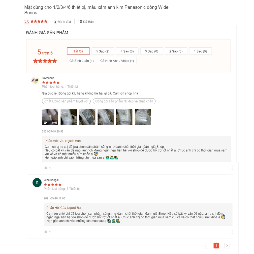 Mặt dùng cho 1/2/3/4/6 thiết bị, màu xám ánh kim Panasonic dòng Wide Series