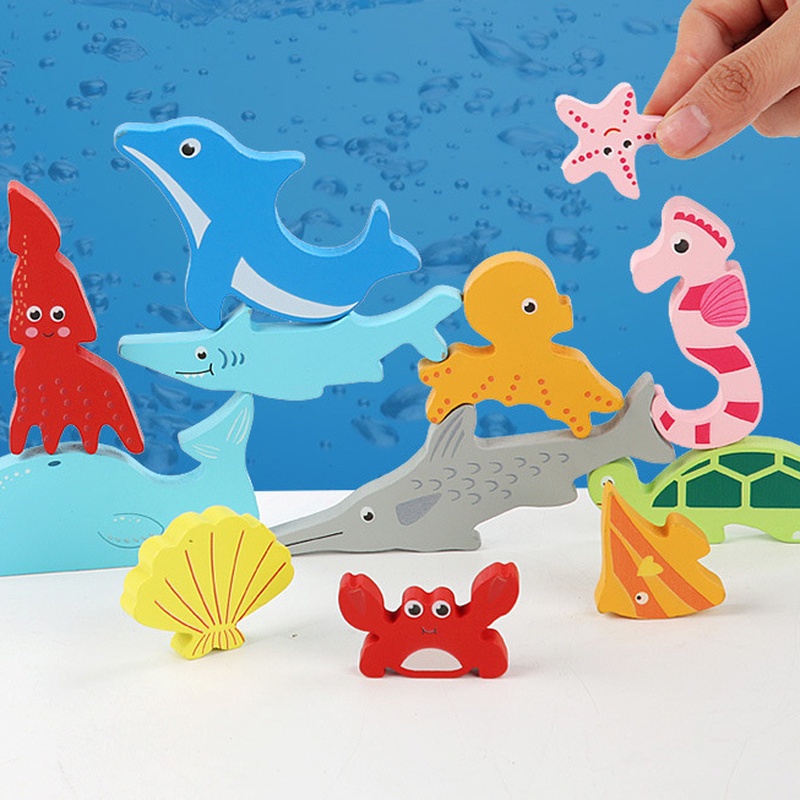 Bộ Đồ Chơi Xếp Hình Động Vật Hoạt Hình 3D Dành Cho Trẻ Em