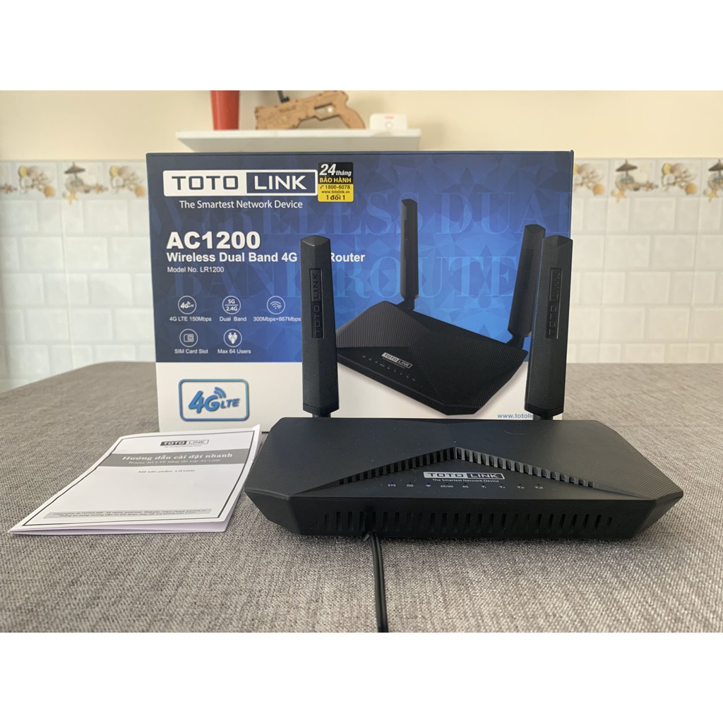 [ LR1200 ] Bộ Định Tuyến Không Dây 4G LTE Băng Tần Kép AC1200 TOTOLINK | BigBuy360 - bigbuy360.vn