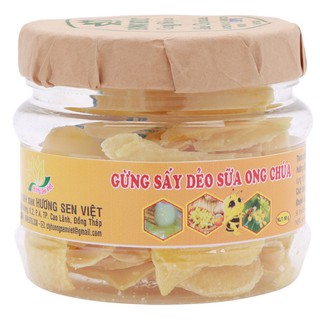 GỪNG SẤY DẺO SỮA ONG CHÚA 50g - HƯƠNG SEN VIỆT