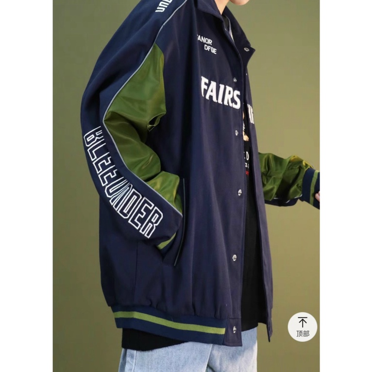 (Free Ship) Áo Khoác Bomber Nam PHối Viền Phát Sáng Cao Cấp Nút Bấm Hàng Cao Cấp Shop VLTN