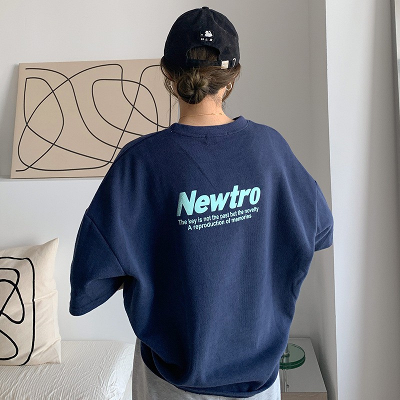 áo thun nữ phong cách Hàn quốc NEWTRO unisex màu Trắng FREESHIP 99K_Gạch_Shop