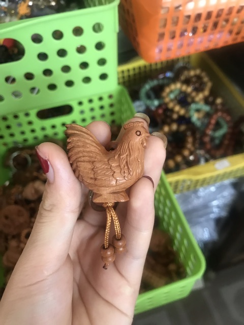 Móc khoá 12 con giáp gỗ