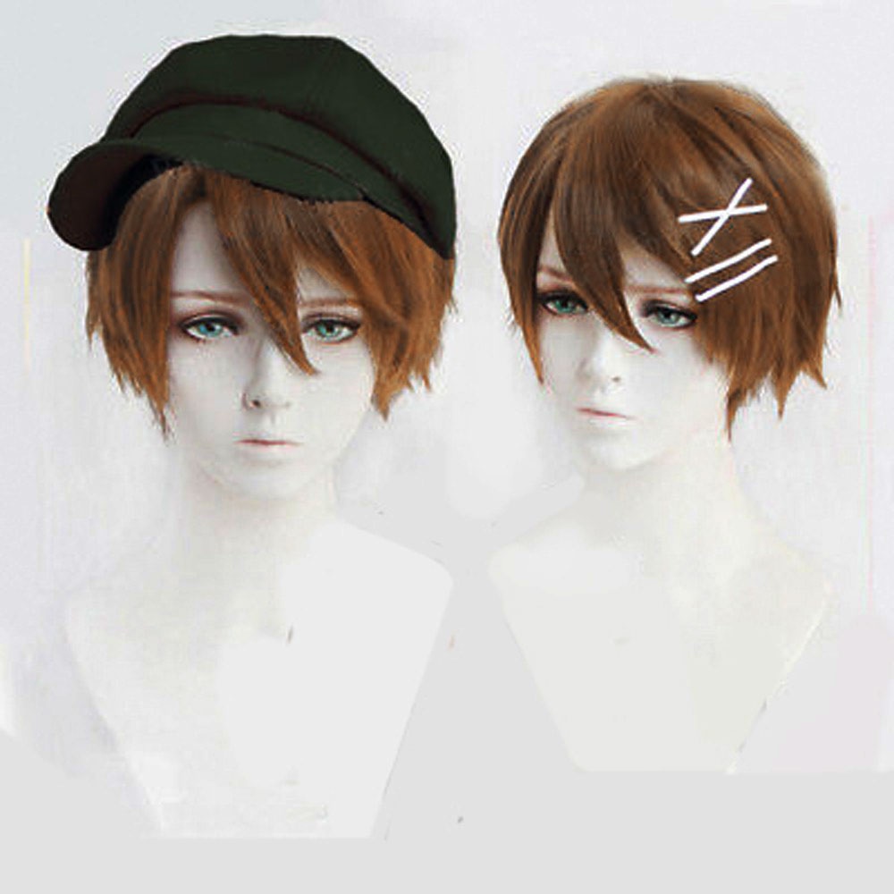 [sẵn] Wig/tóc giả Naib Subedat/Eli Clack - Identity V màu nâu (cơ bản) [Miu Cosplay]