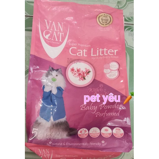 Cát buddy trắng (5KG) ❤Freeship❤ hương vani lót chuồng thỏ bọ hamster mèo
