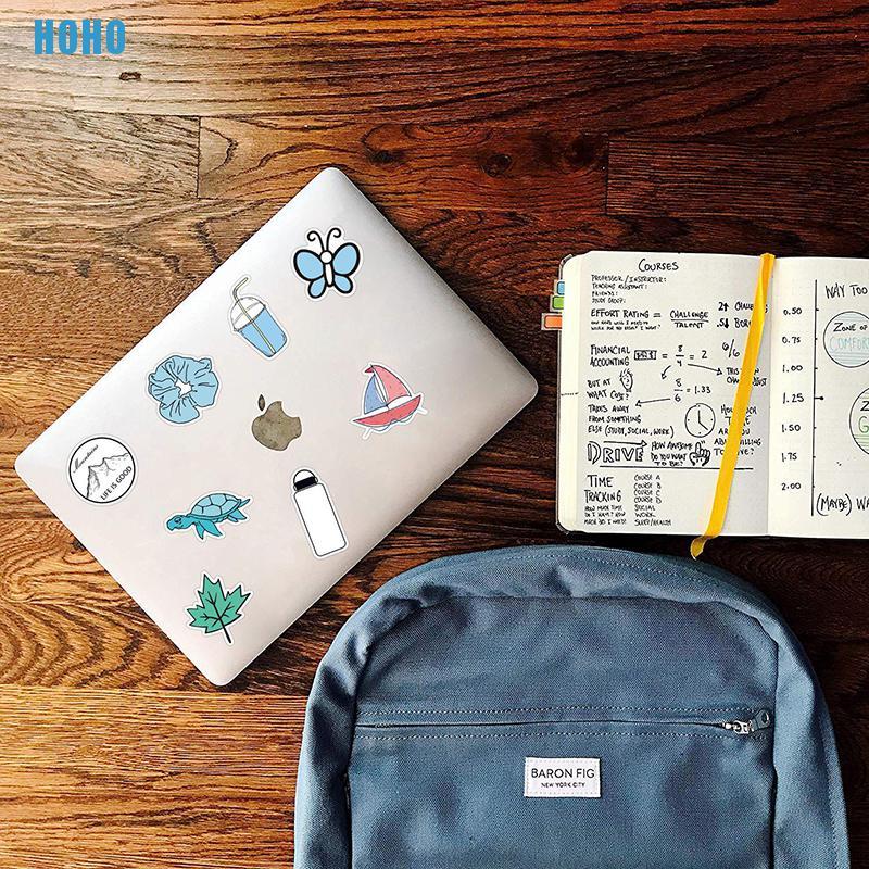 Set 50 Miếng Dán Hoạt Hình Chống Thấm Nước Trang Trí Vali / Ván Trượt