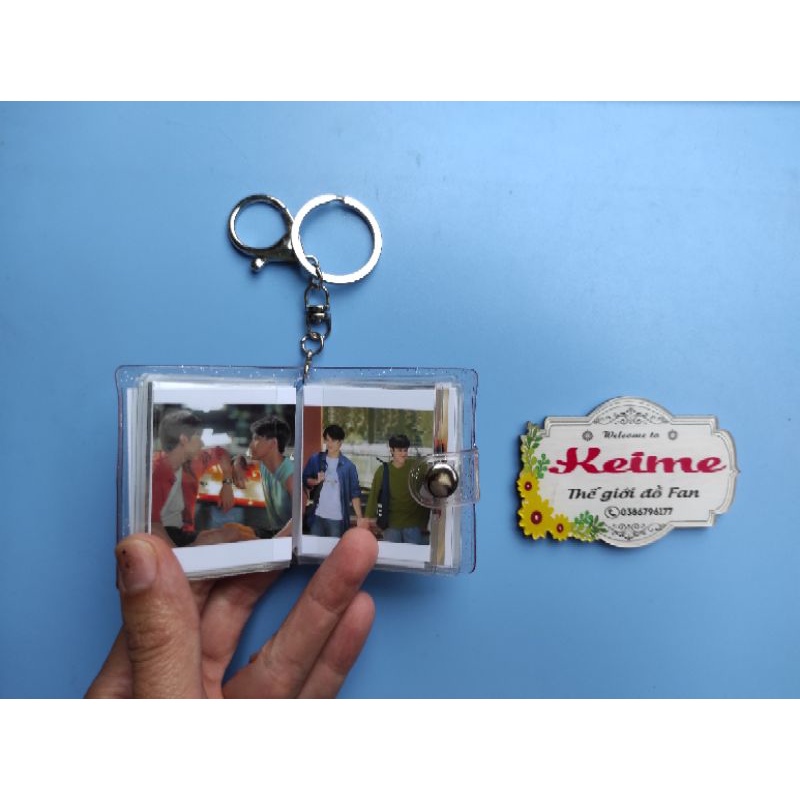 Móc khoá Album ảnh mini OhmNanon có in hình theo yêu cầu
