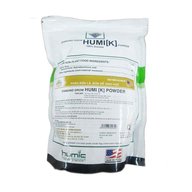 PHÂN BÓN LÁ KÍCH RA RỄ HUMIC MỸ - DIAMOND GROW HUMI POWDER