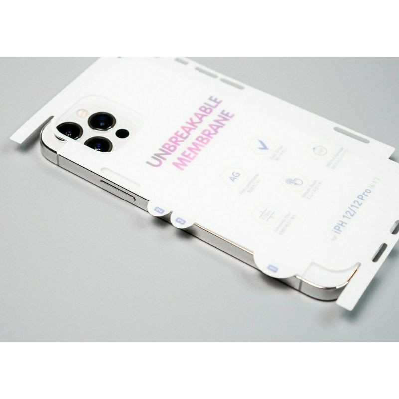 Miếng dán PPF AG chống vân tay cho iPhone 12 Mini, 12, 12 Pro, 12 Pro Max bảo vệ lưng và viền máy toàn diện