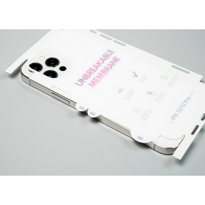 Miếng dán PPF AG chống vân tay cho iPhone 15, 15 Plus, 14 Pro, 13, 12 Mini, 12 Pro Max bảo vệ lưng và viền máy toàn diện