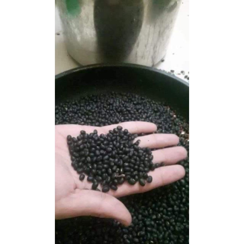 1kg Đỗ đen quê hạt nhỏ xanh lòng rang sẵn