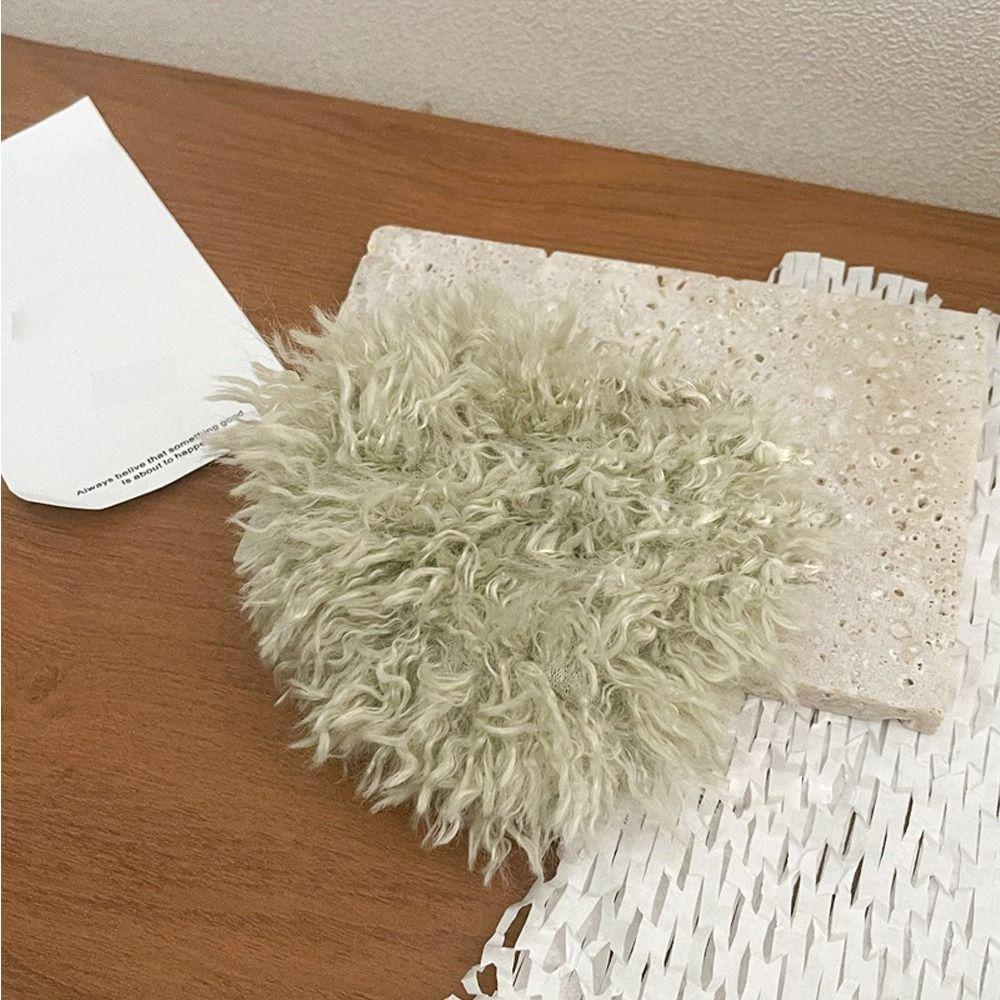 Dây Cột Tóc Lông Nhung Co Giãn Ngọt Ngào Thời Trang Mùa Đông Cho Nữ WMES15H Giá Đỡ