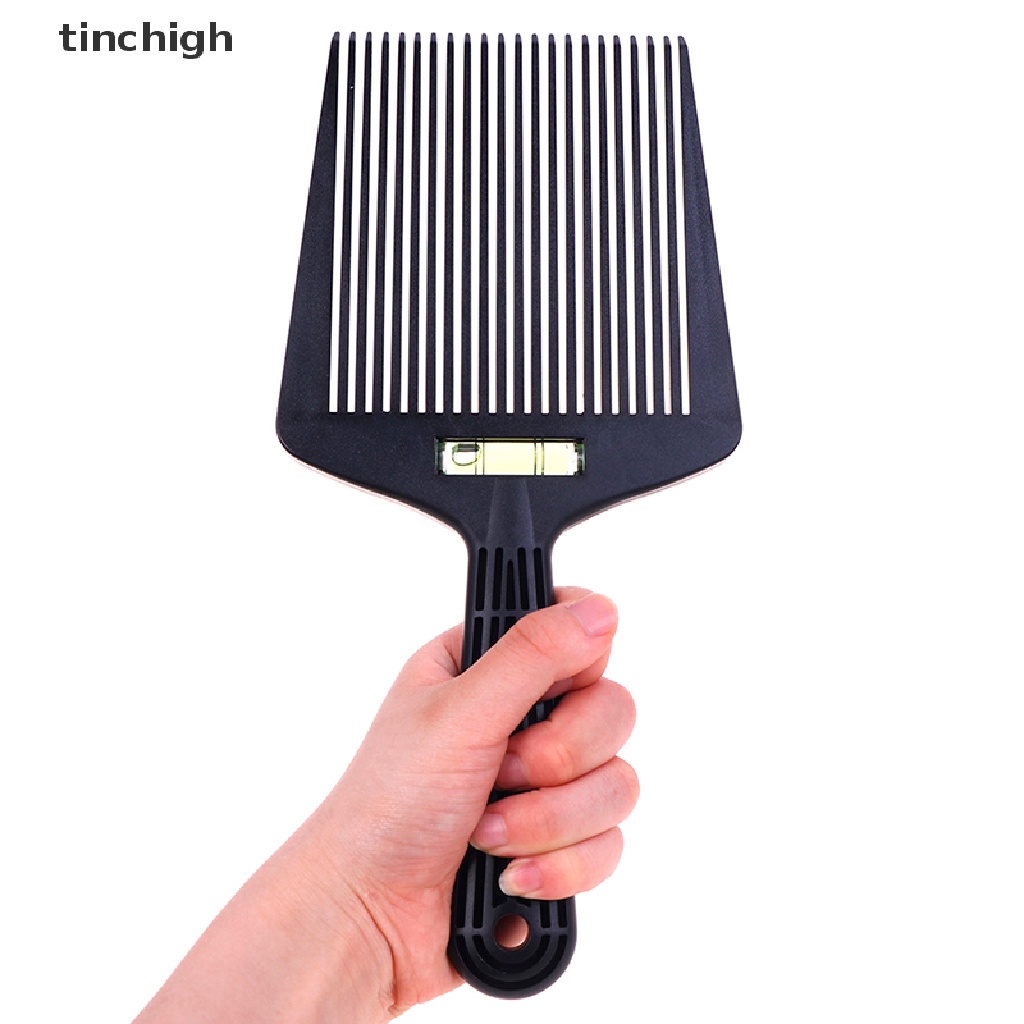 Lược Chải Tóc Đầu Phẳng Bằng Nhựa Có Tay Cầm Chống Trượt Tiện Lợi