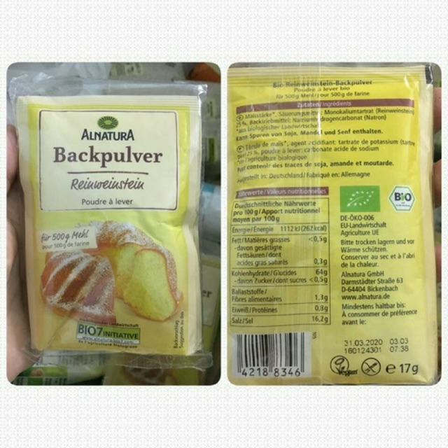 bột nở hữu cơ