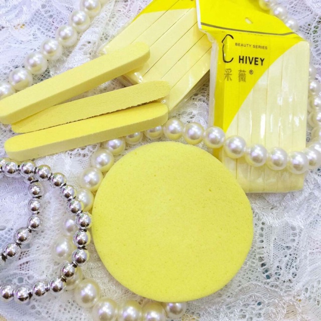 Bông mút rửa mặt nén Chivey Nhật Bản | BigBuy360 - bigbuy360.vn
