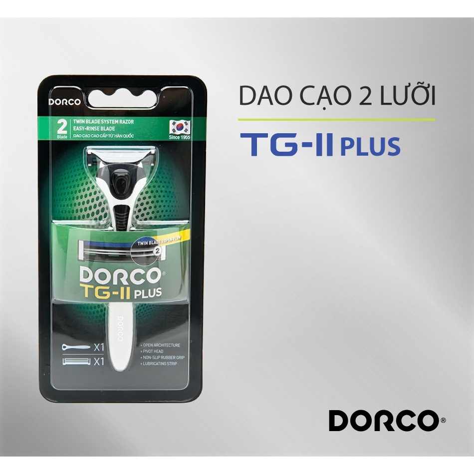 Dao Cạo 2 Lưỡi DORCO TG-II Plus