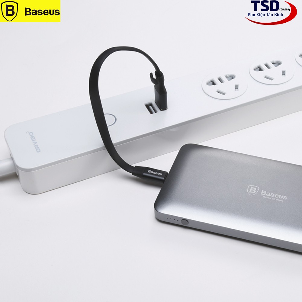 Cáp Sạc Baseus Đa Năng 2 in 1 MicroUSB & Lightning 23cm