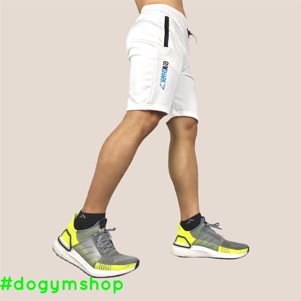 Quần short nam thể thao DO GYM SHOP logo thêu, thun poly 4 chiều thoáng mát