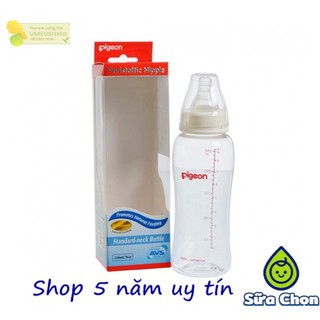 Bình sữa cổ hẹp Pigeon 150~250ml