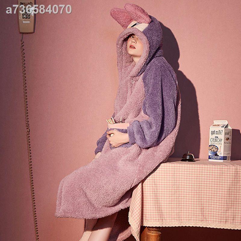 ☸Ltd. Ltd.❁Đầm ngủ tay dài in hình vịt Donald đáng yêu | BigBuy360 - bigbuy360.vn