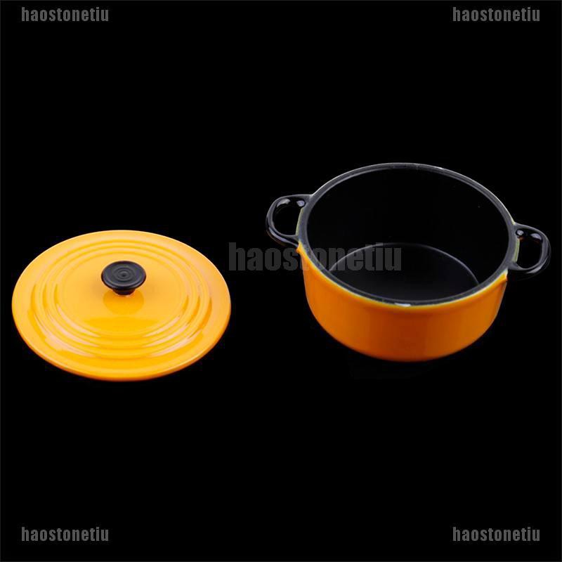Chảo Nấu Ăn Mini 34 * 17mm 1: 12 Cho Nhà Búp Bê