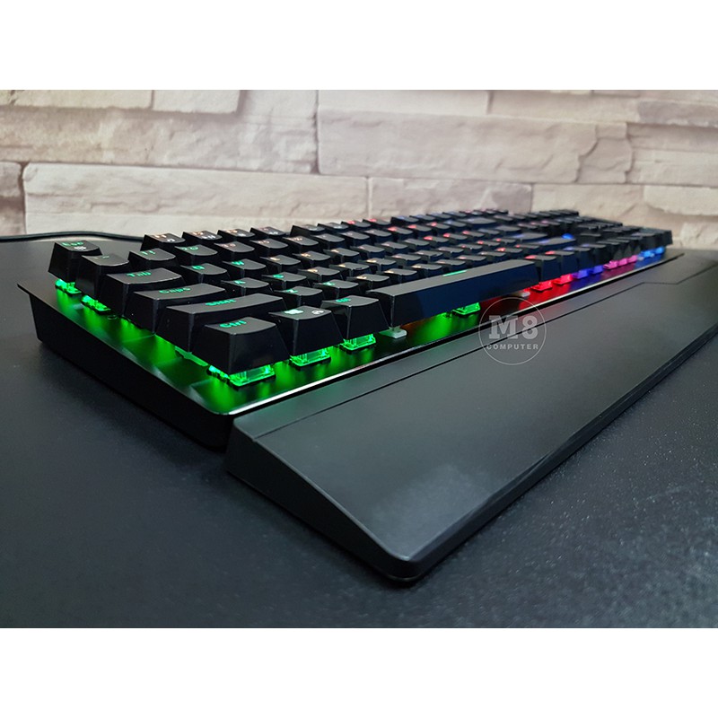 Bàn phím cơ  Gaming Fuhlen Eraser - Fuhlen E, Blue Switch, Led Rainbow 7 màu Xem (7:27) BH 24Thang