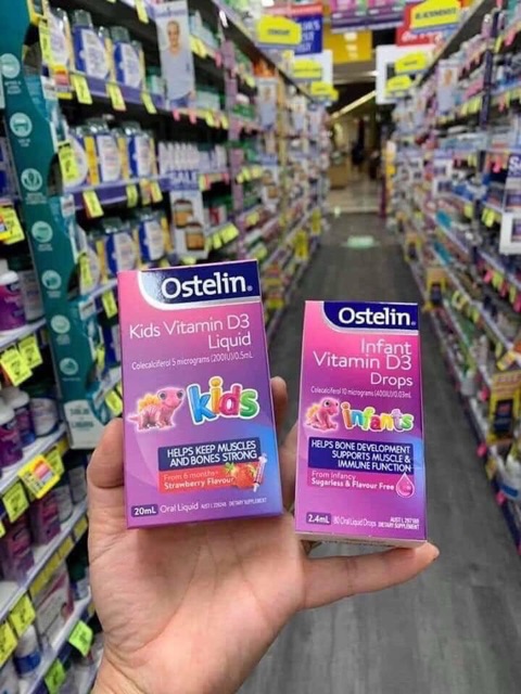 Vitamin D3 Ostelin Liquid 20ml