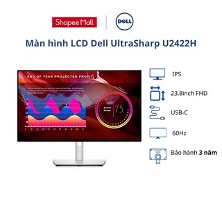 Màn hình Dell UltraSharp U2422H/ 23.8inch FHD IPS/ USB-C/ 3Yrs