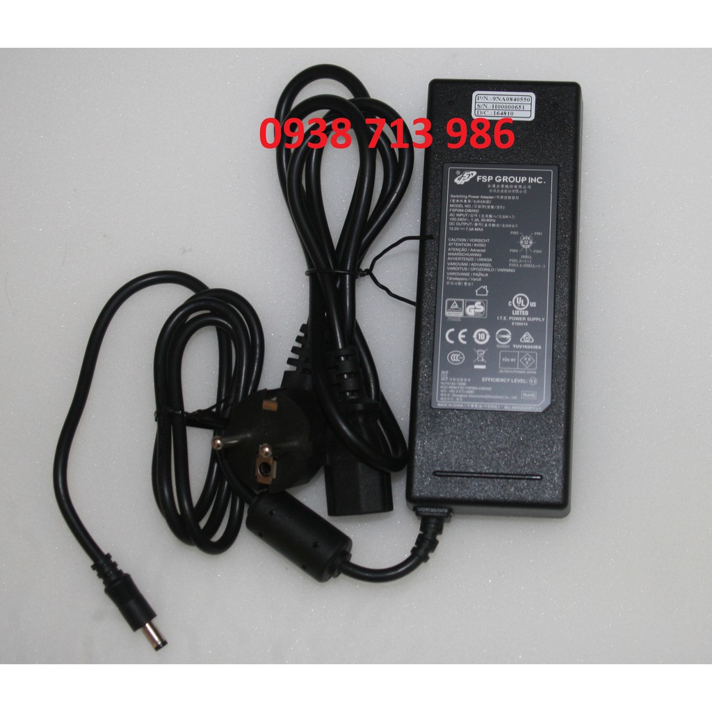 Nguồn Adapter Công Xuất Thực 12v 7a Chính Hãng Chuyên Cho PC-Router và Đầu Ghi Camera