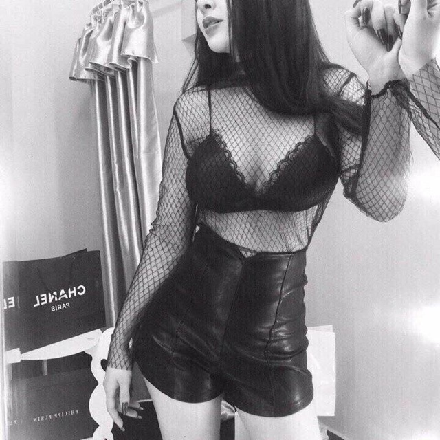 Áo lót bra satin chun lưng