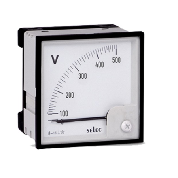 Đồng hồ kim Selec - đồng hồ đo điện áp - Thiết bị điện CN và dân dụng