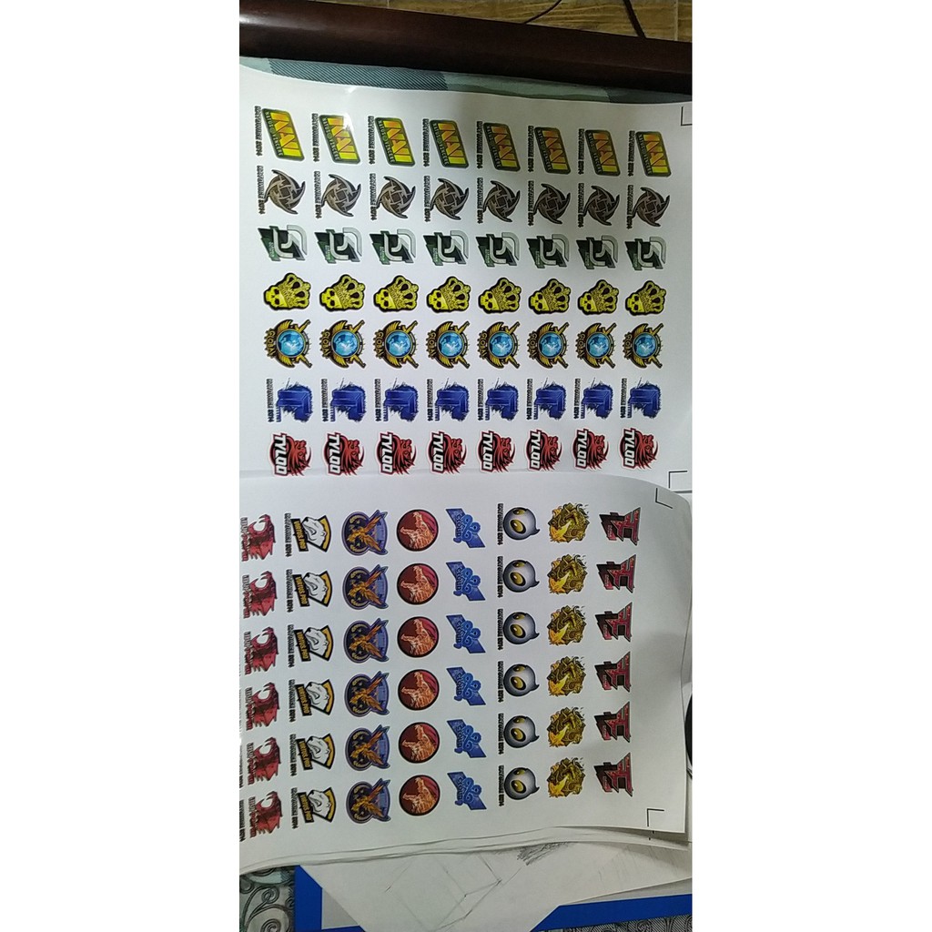 Sticker hình dán CSGO trang trí máy tính điện thoại - Cắt sẵn - Phủ bóng cao cấp - chống nước