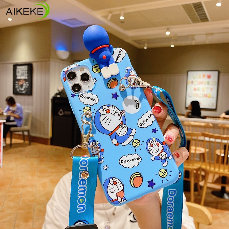 Ốp điện thoại họa tiết Doraemon cho Samsung Galaxy A21S A71 A70 A70S A51 M40S A50 A30 A50S A20S