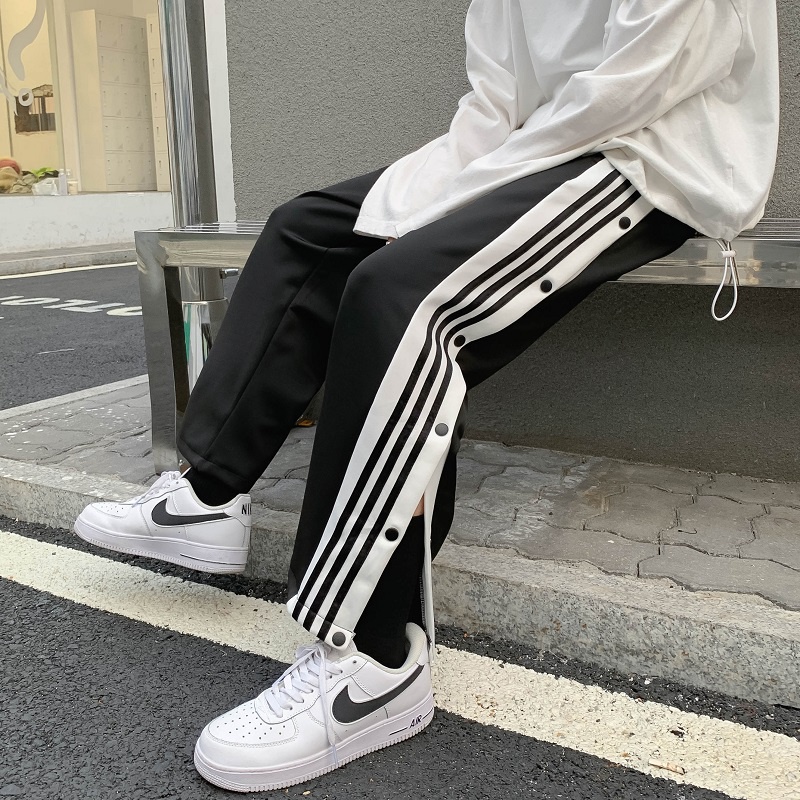 Quần dài cho nam ống rộng thời trang phong cách Hàn Quốc